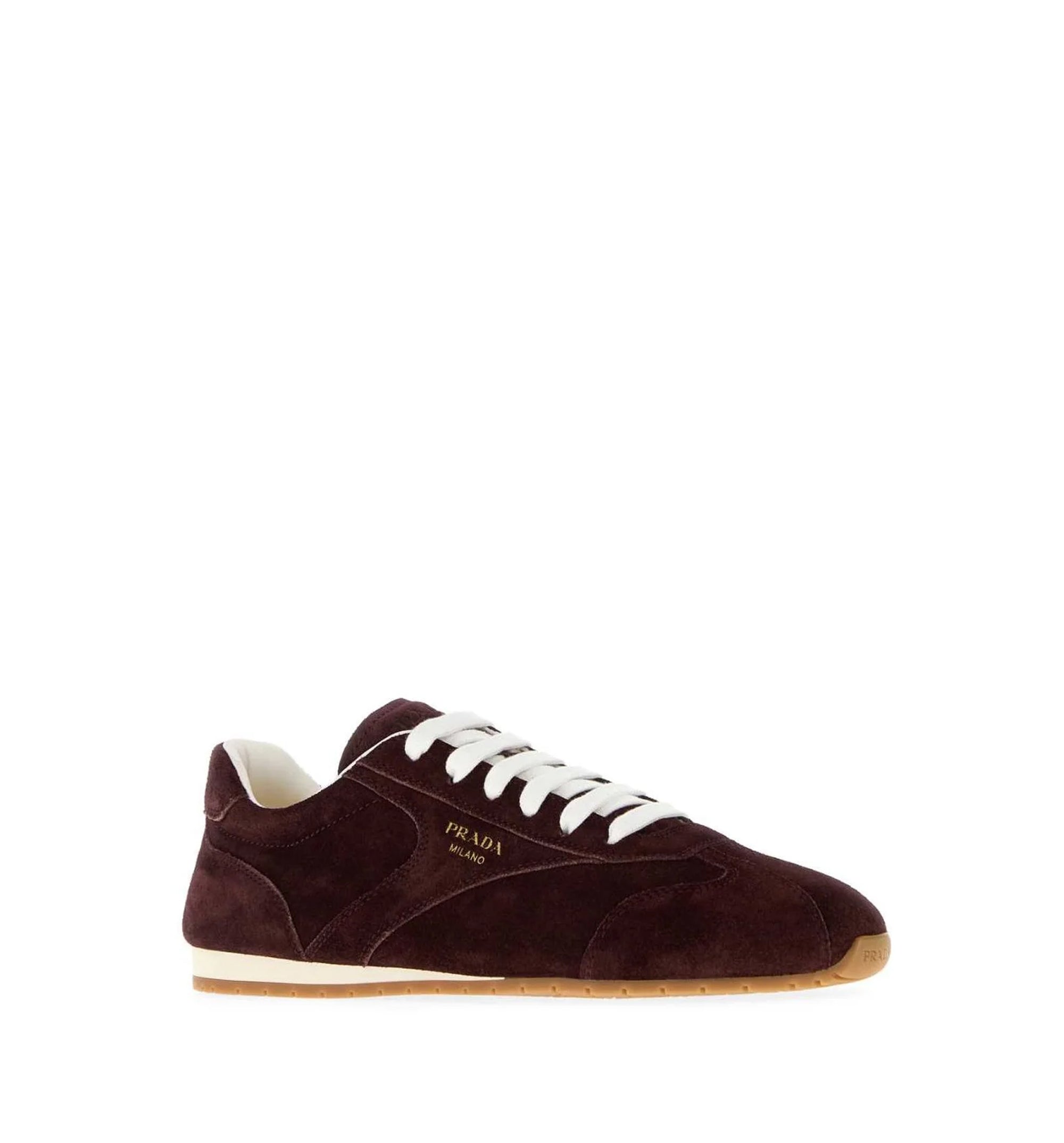 Round-Toe Lace-Up Sneakers