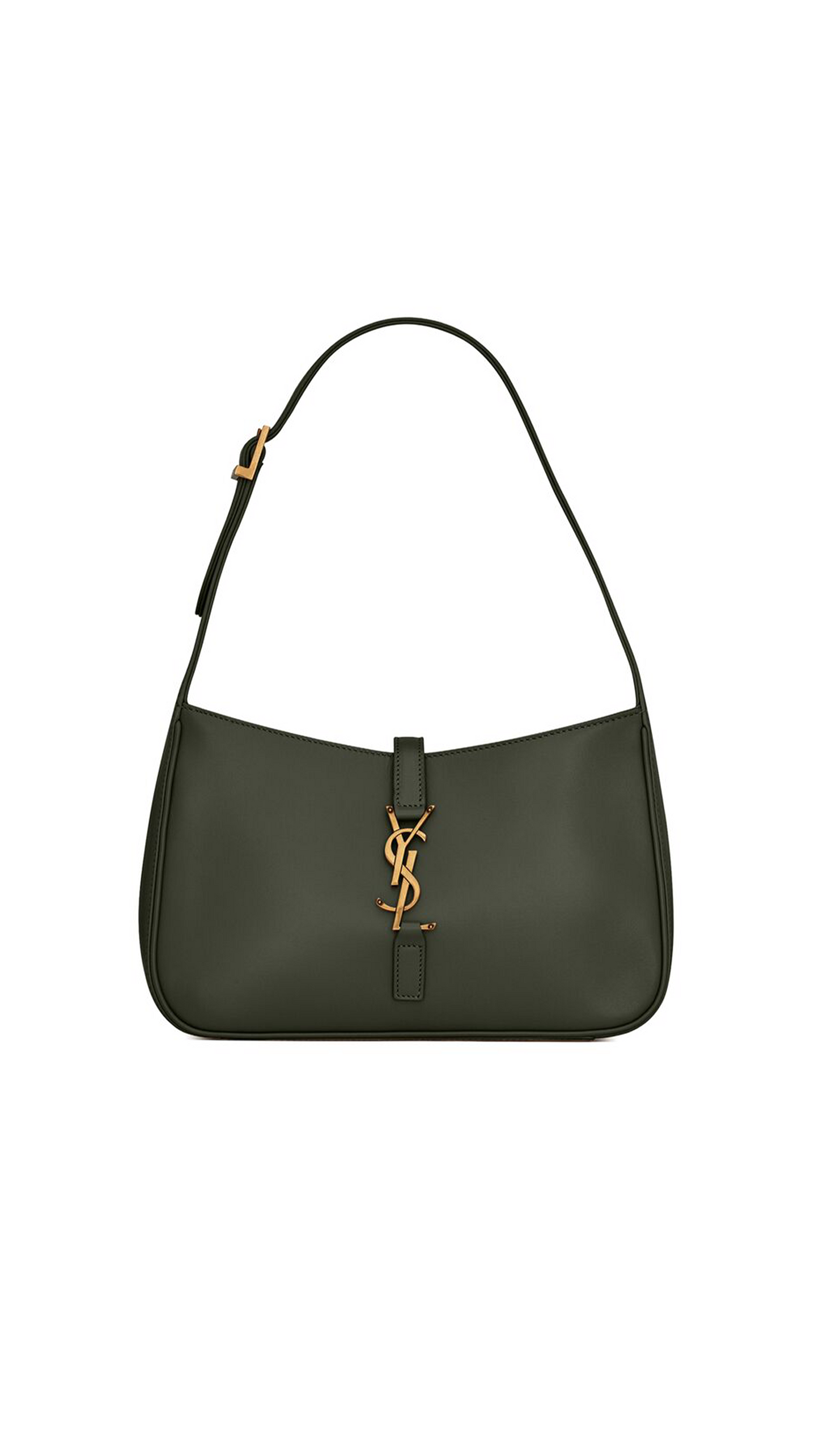Le 5 À 7i in Smooth Leather - Vert Foncé