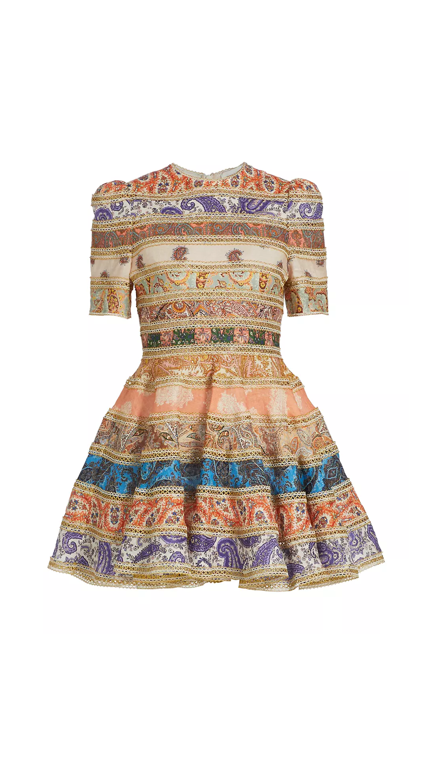 Devi Spliced Mini Dress - Spliced