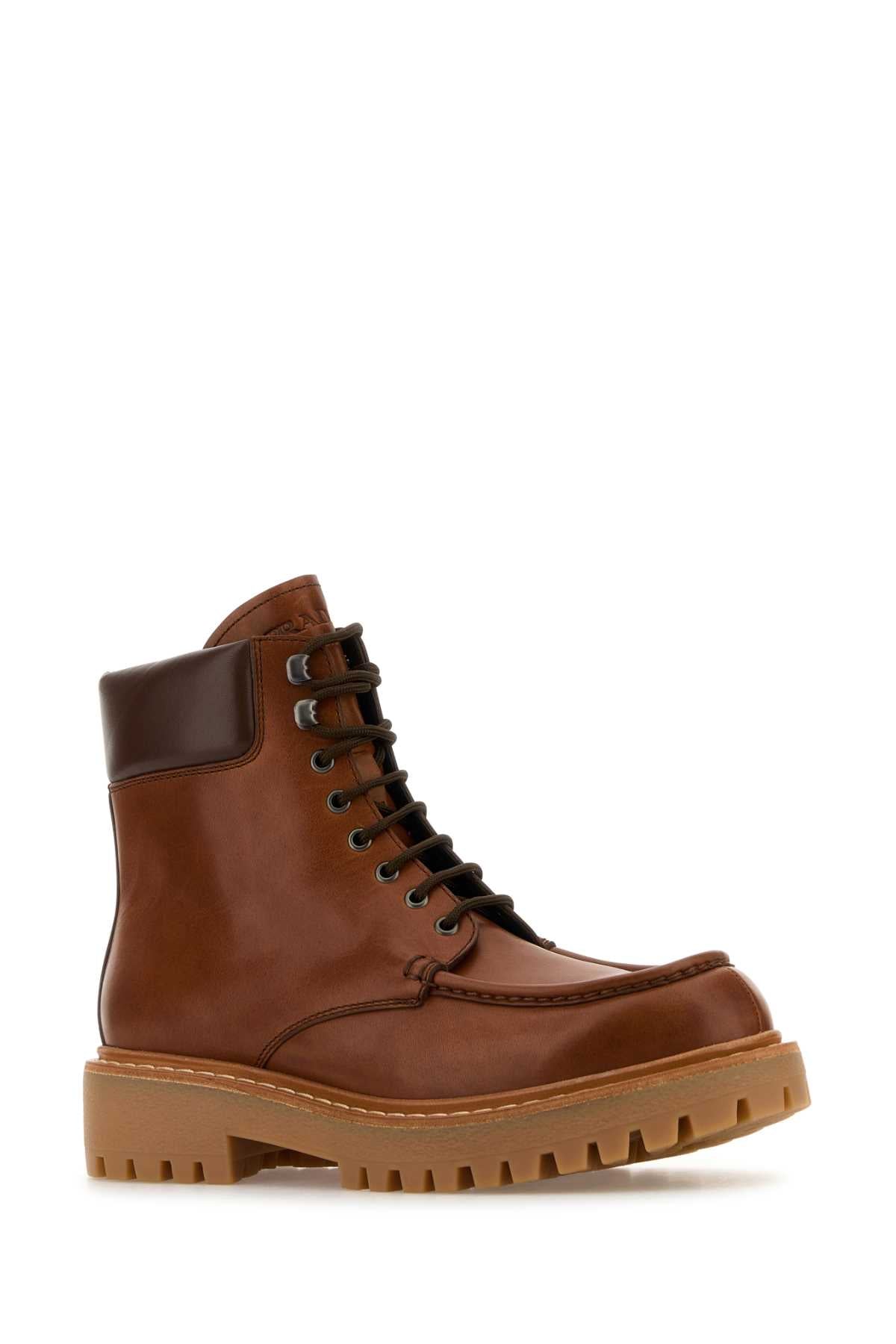Laced Leather Booties