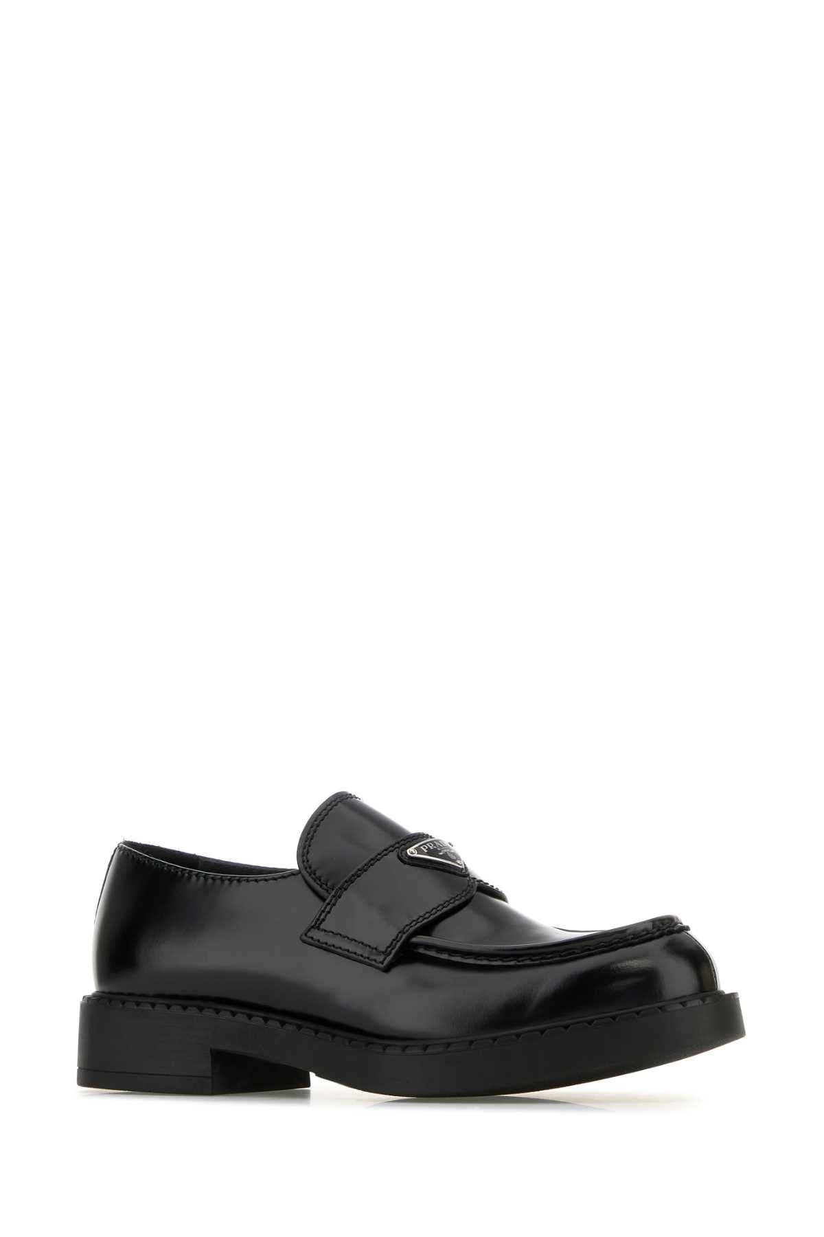 Brushed Leather Loafers
