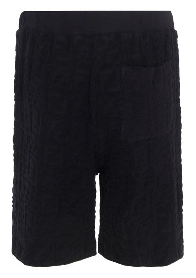 Logo Cotton Trousers - Black
