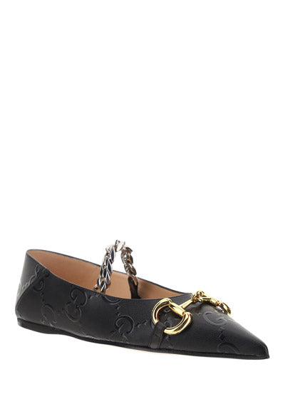 Pretty Wonka Ballerina Flat - Black.
