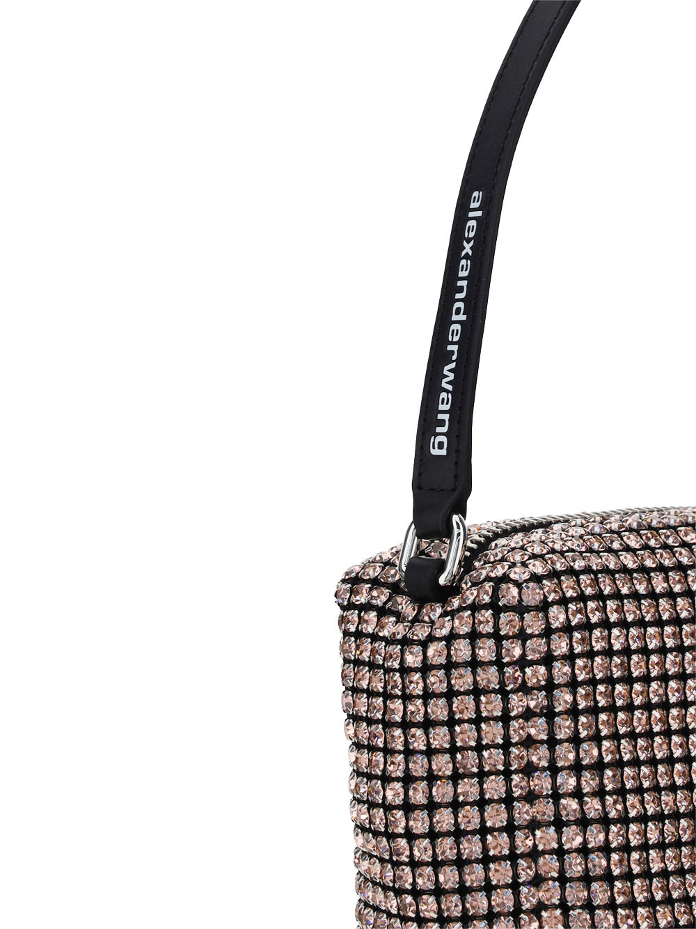 Heiress Medium Pouch in Crystal Mesh - Black