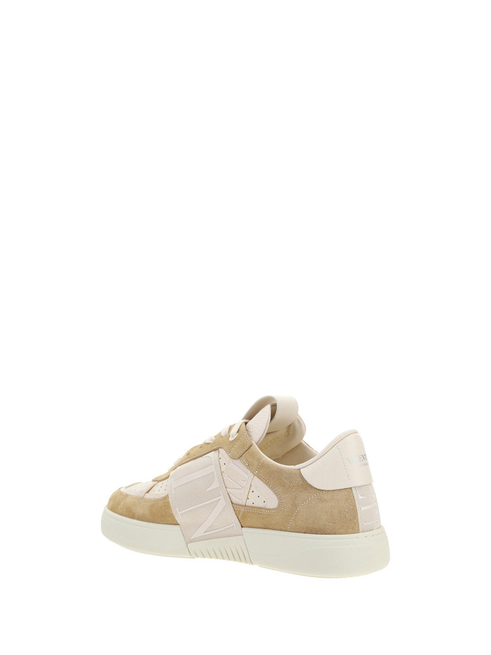 Low-Top Calfskin VL7N Snesker With Bands - Beige