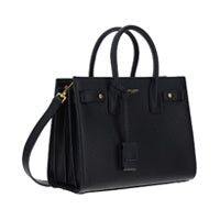 Sac de Jour Baby in Grainy Leather - Black