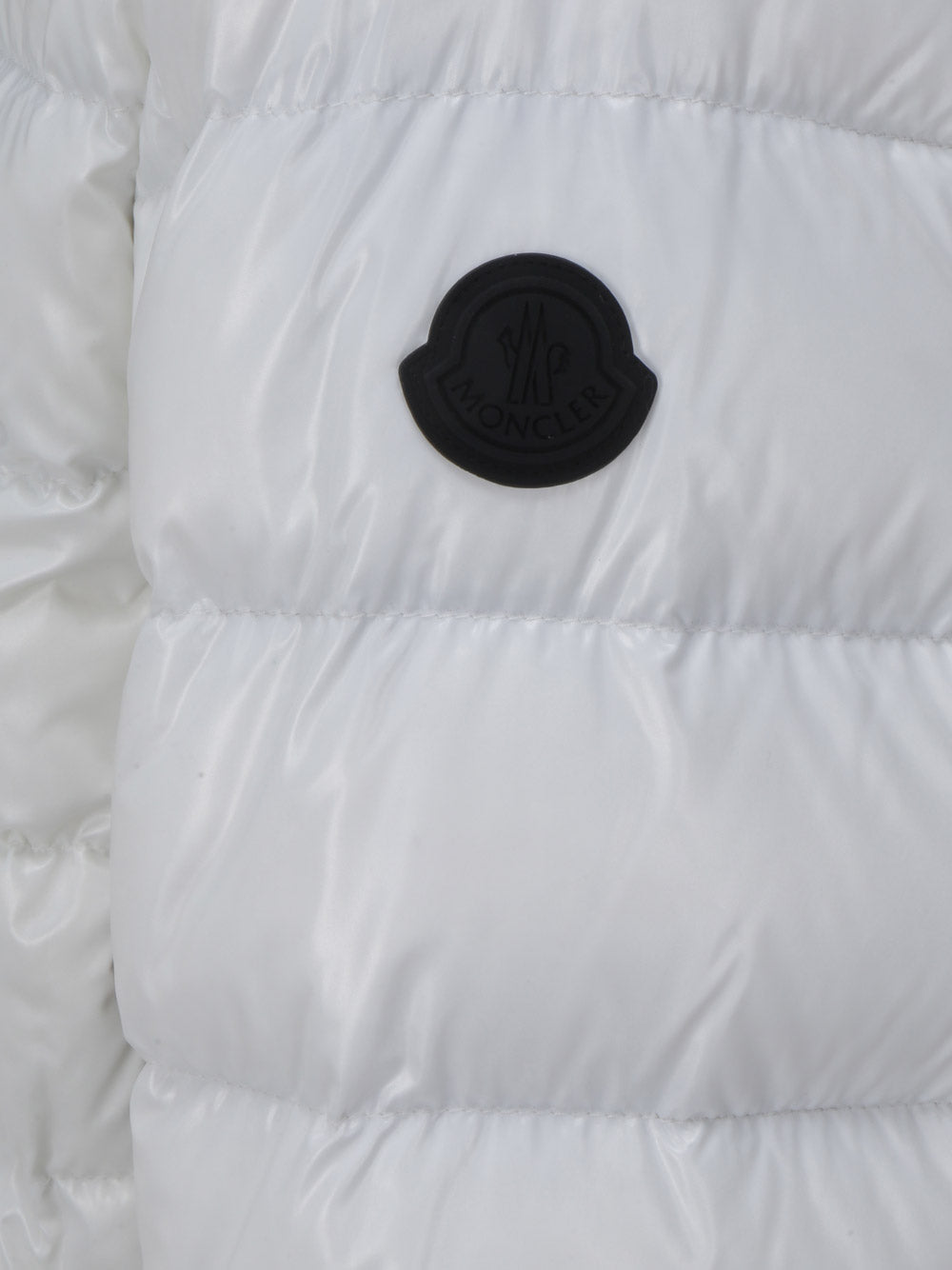 Morgat Short Down Jacket - White / Black
