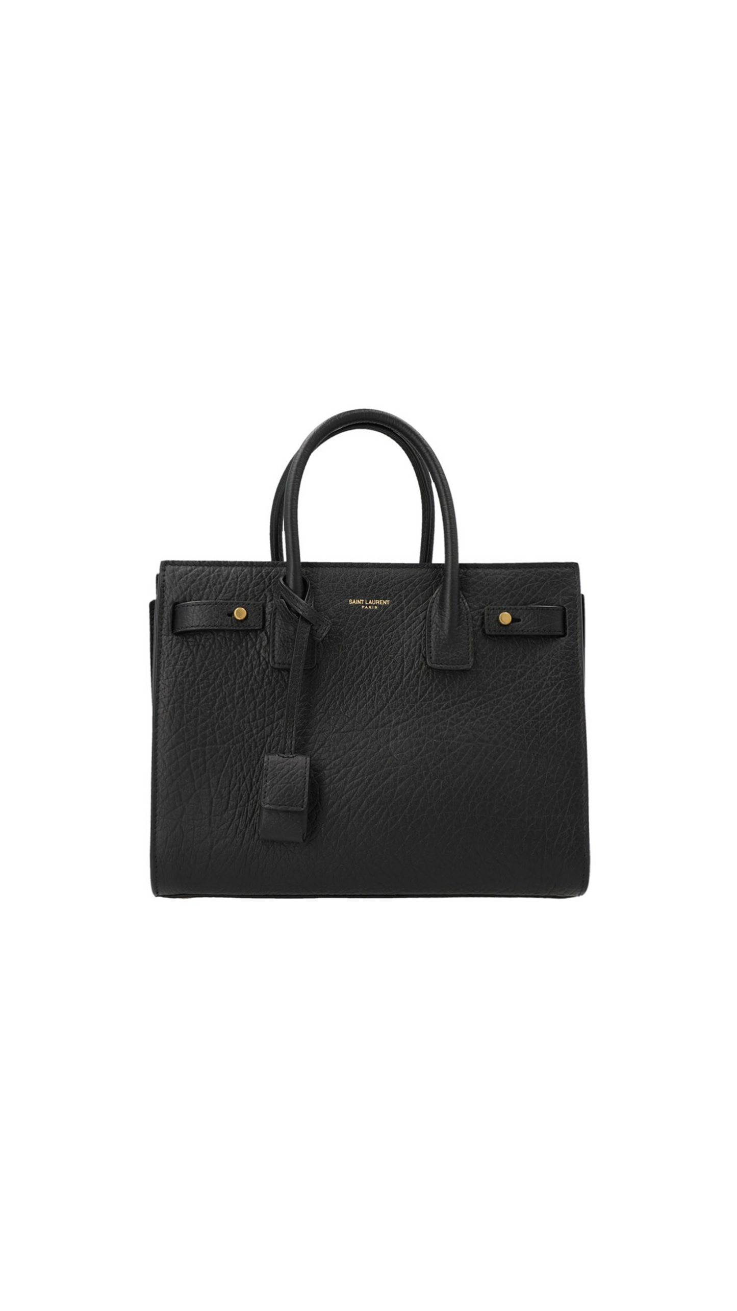 Sac de Jour Baby in Grainy Leather - Black