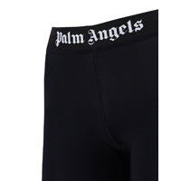 Logo Band Leggings - Black