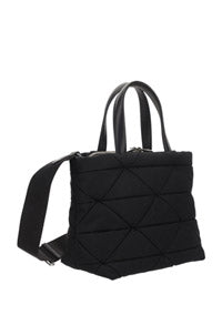 Re-Nylon Padded Tote Bag - Black