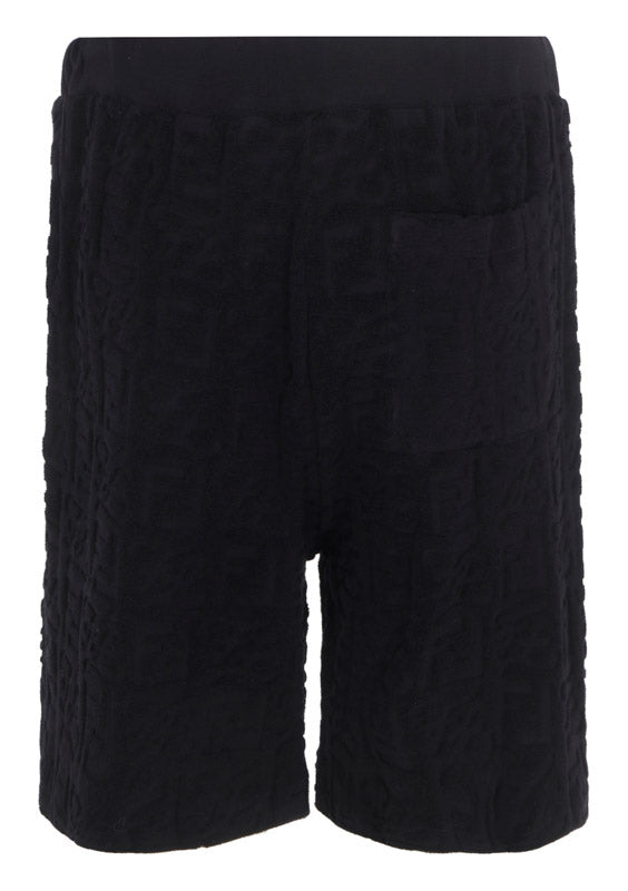 Logo Cotton Trousers - Black