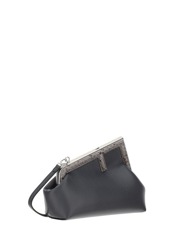 Fendi First Small Bag - Python / Dark Grey
