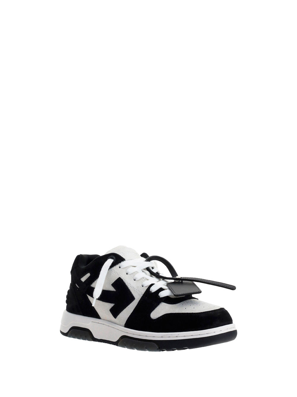 Out Of Office Vintage Suede Sneakers - Black/White