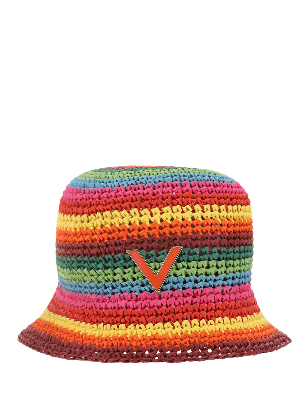 Straw Bucket Hat - Multi