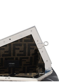 Fendi First Small Bag - Python / Dark Grey