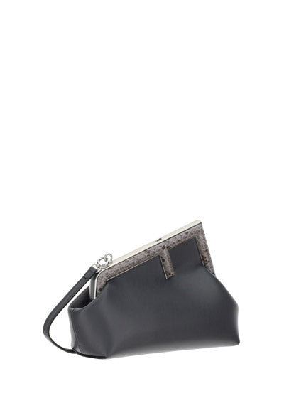Fendi First Small Bag - Python / Dark Grey