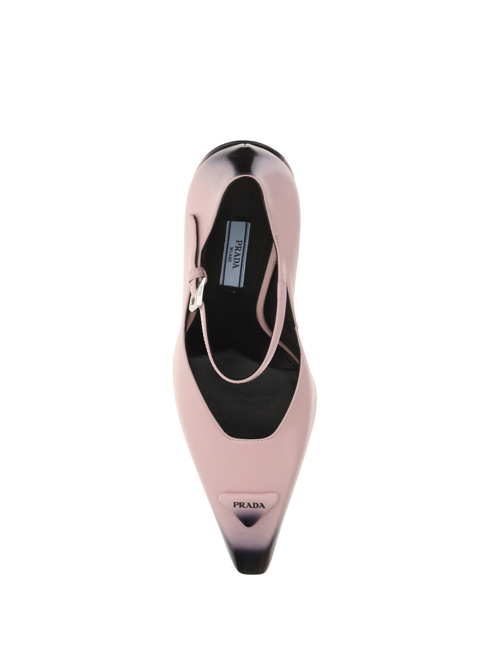 Brushed Leather Pumps - Alabaster Pink