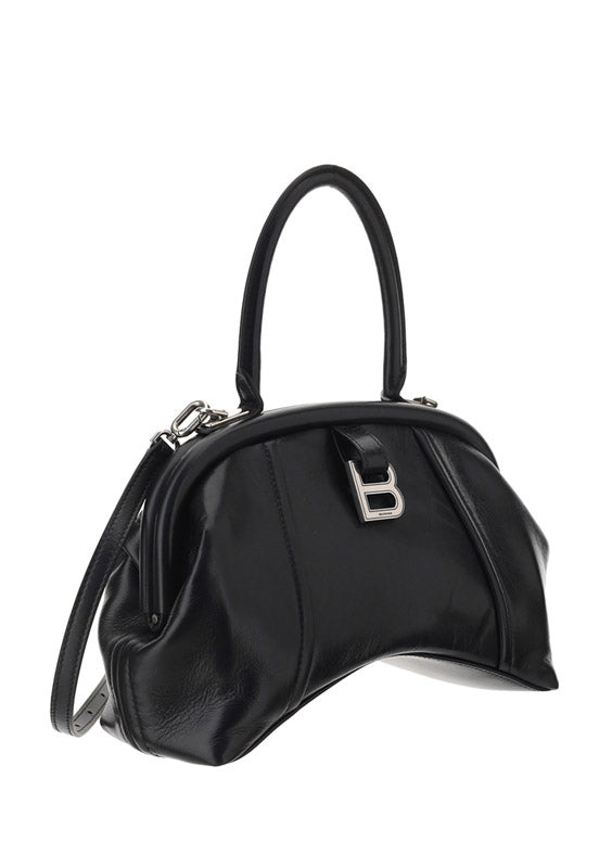 Editor Large Bag In Paper Calfskin - Black