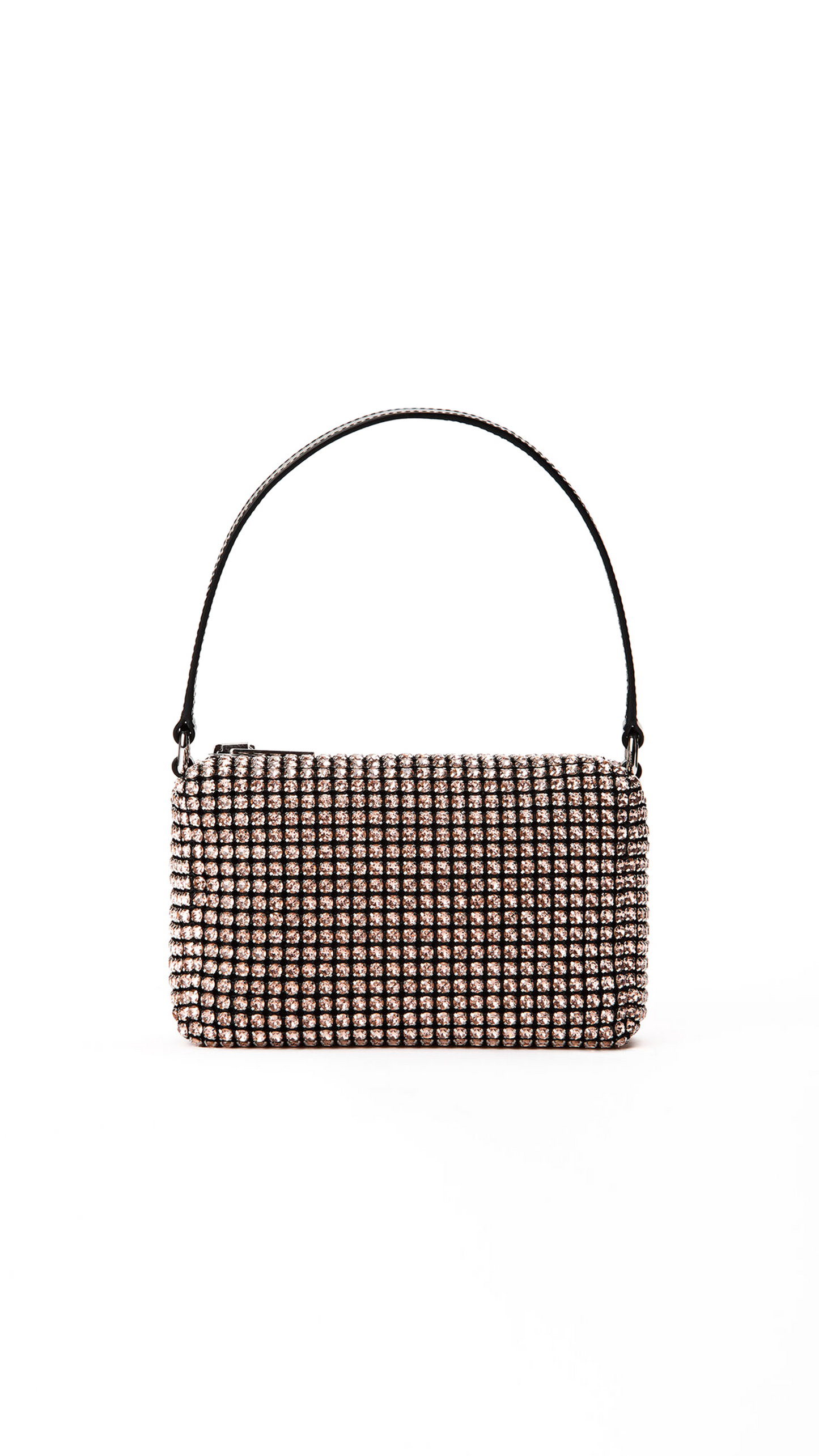 Heiress Medium Pouch in Crystal Mesh - Black