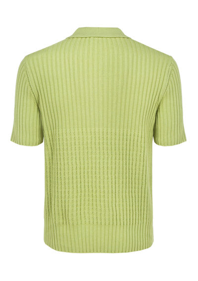 Knit Polo Shirt - Green