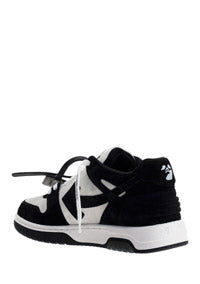 Out Of Office Vintage Suede Sneakers - Black/White
