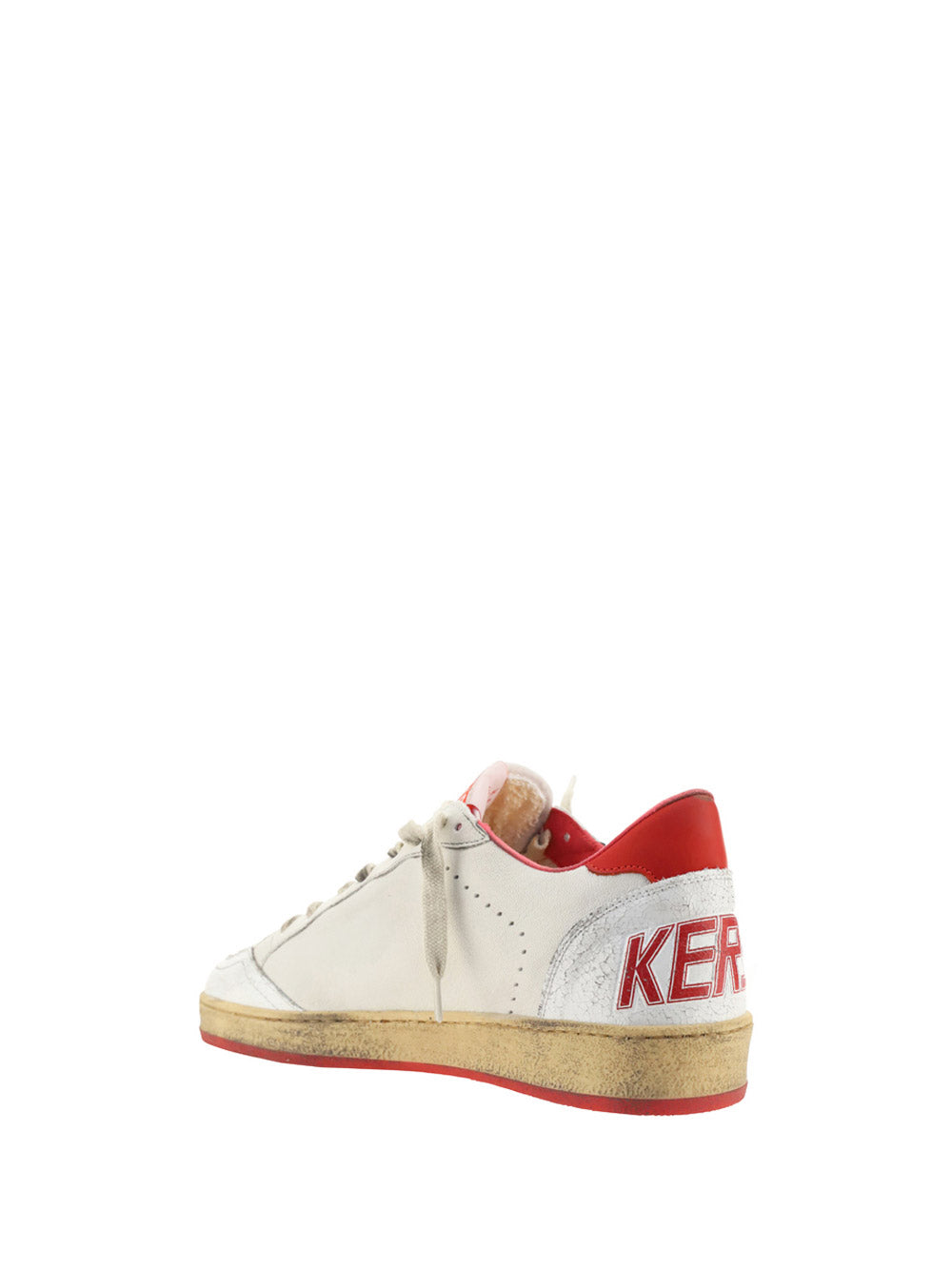 Ball Star Sneakers - White / Red