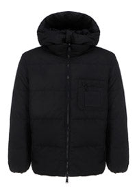 FF Jacquard Motif Puffer - Black / Yellow