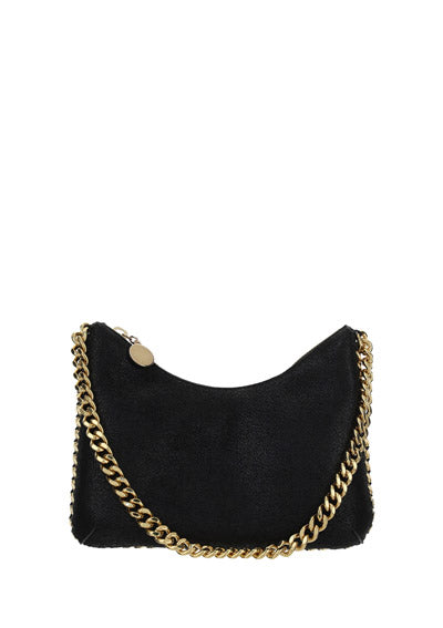 Falabella Zip Mini Shoulder Bag - Black