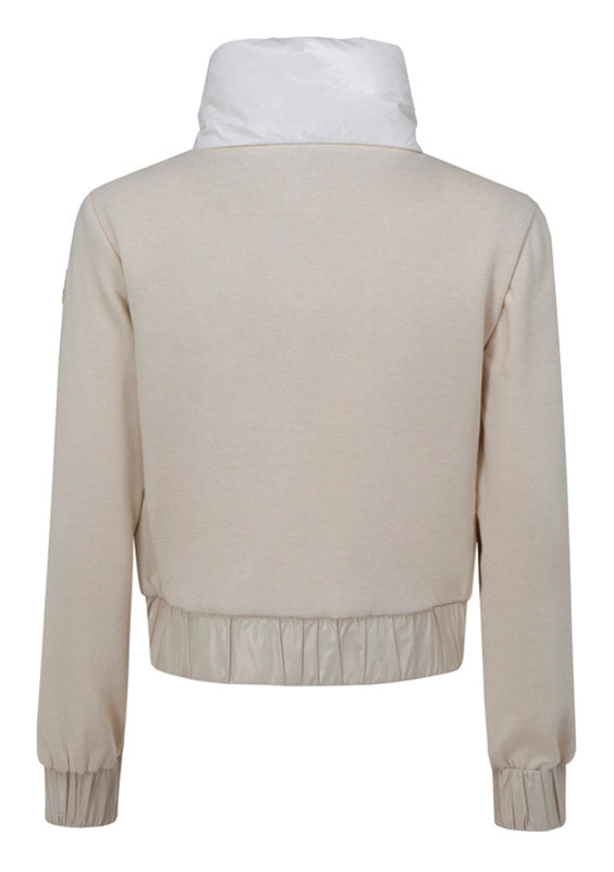 Padded Sweatshirt - Cream.