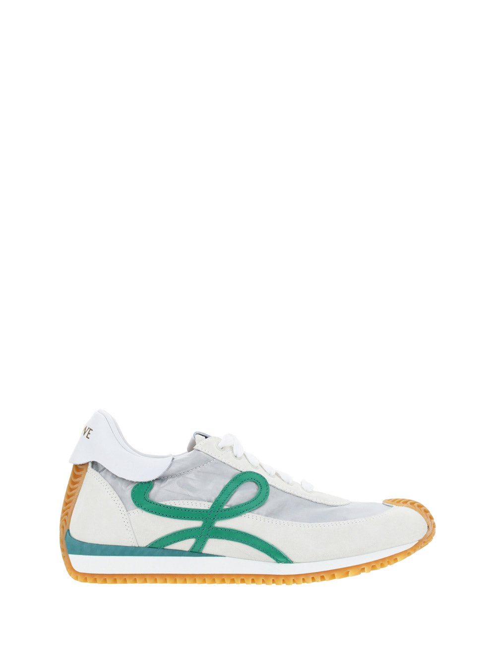 Flow Runner in Technical Mesh and Suede - Green