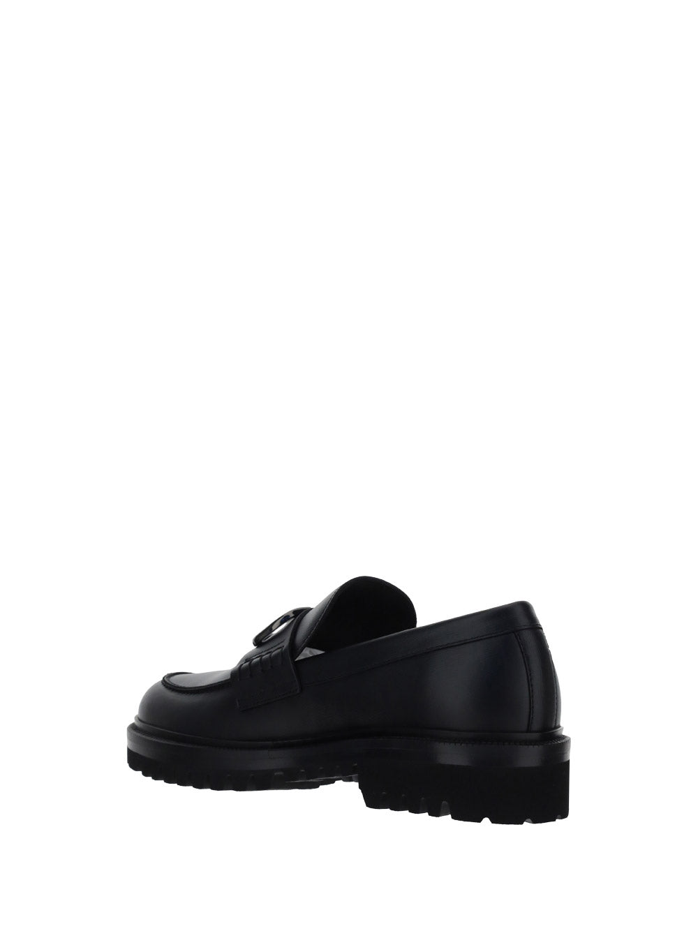 Vlogo Signature Calfskin Loafer - Black