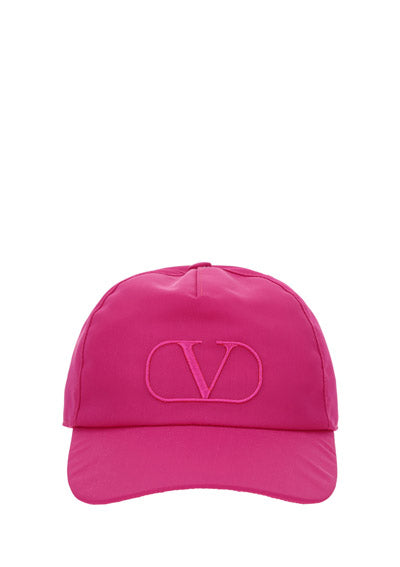 VLogo Signature Silk Baseball Cap - Pink PP