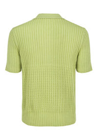 Knit Polo Shirt - Green