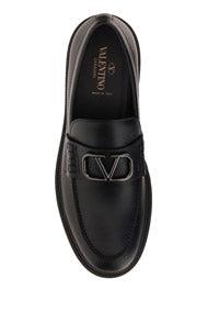Vlogo Signature Calfskin Loafer - Black