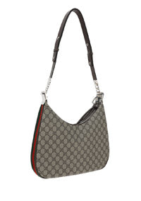 Gucci Attache Large Shoulder Bag - Beige/Ebony