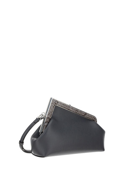 Fendi First Small Bag - Python / Dark Grey