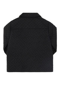 Monogram Quilted Panel Jacket - Black