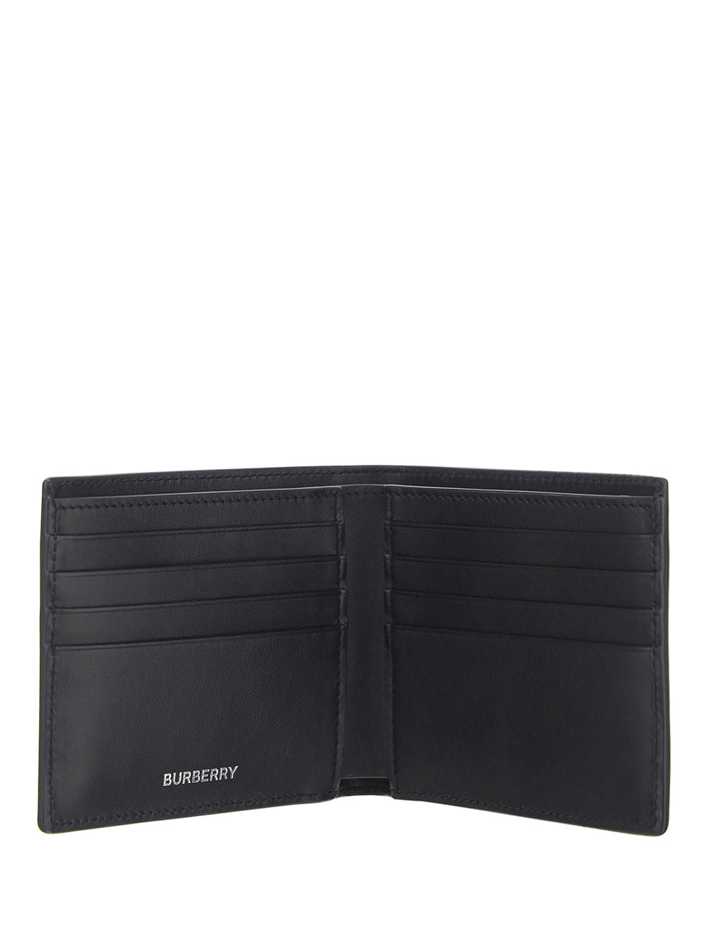 Monogram Print International Bifold Wallet - Black / White