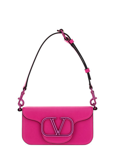 Mini Locò Crossbody Calfskin Bag - Pink PP