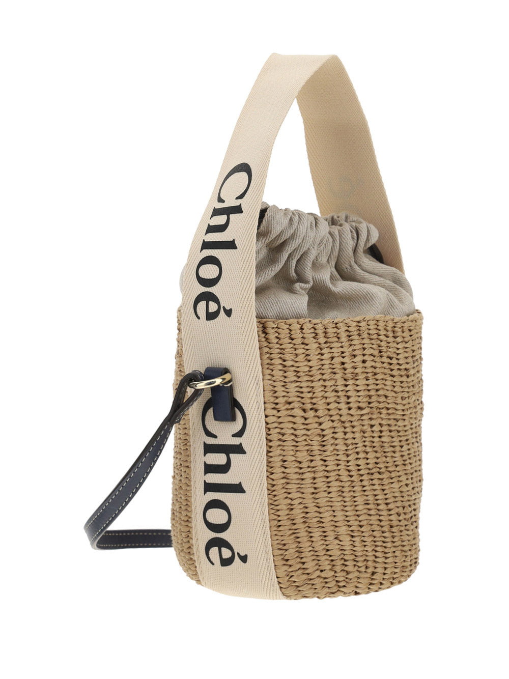Small Woody Basket - Beige/Blue