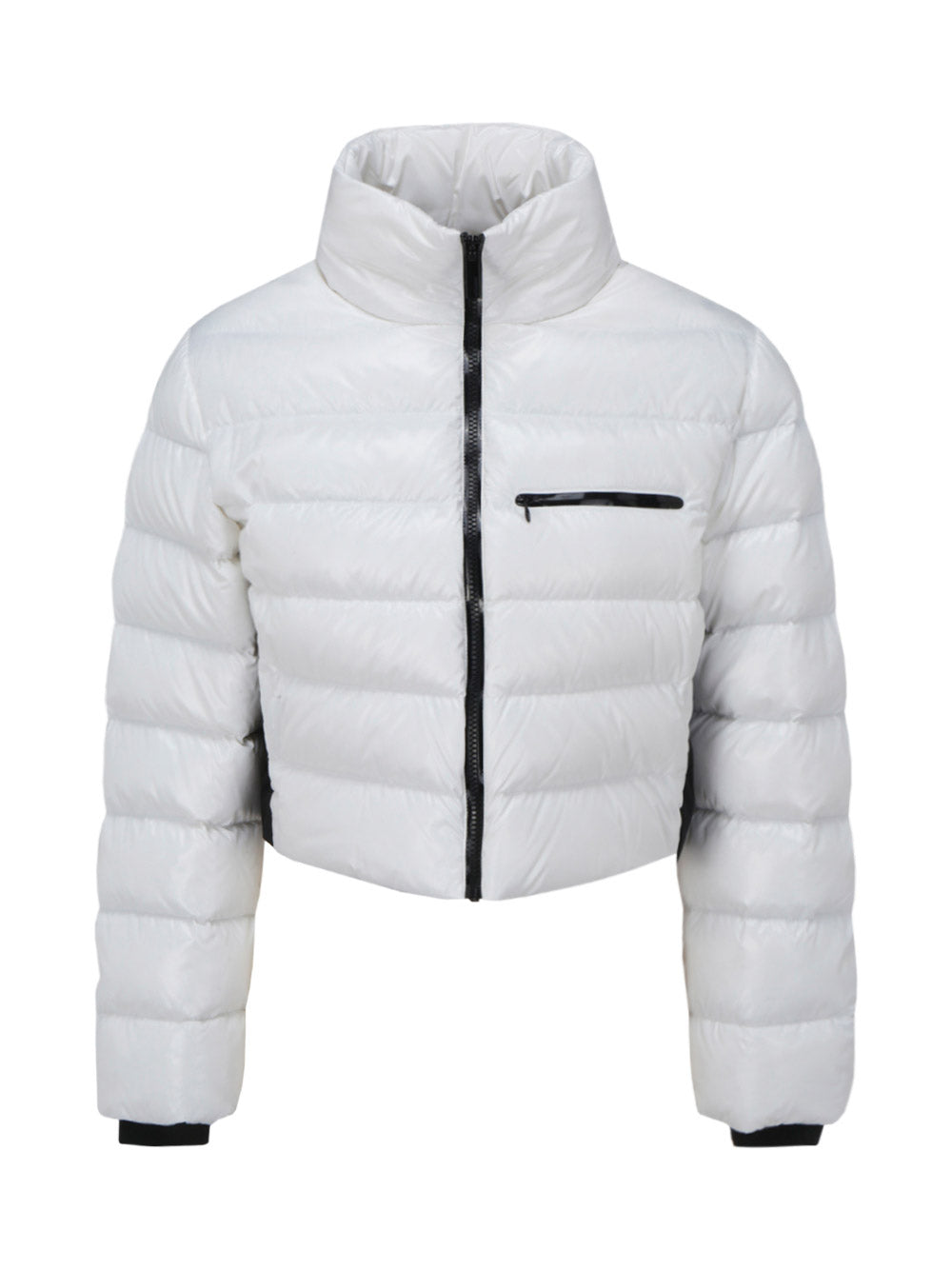Morgat Short Down Jacket - White / Black