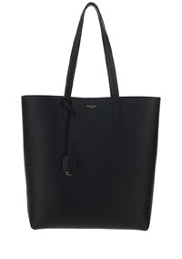 Shopping Bag N/S In Supple Leather - Black