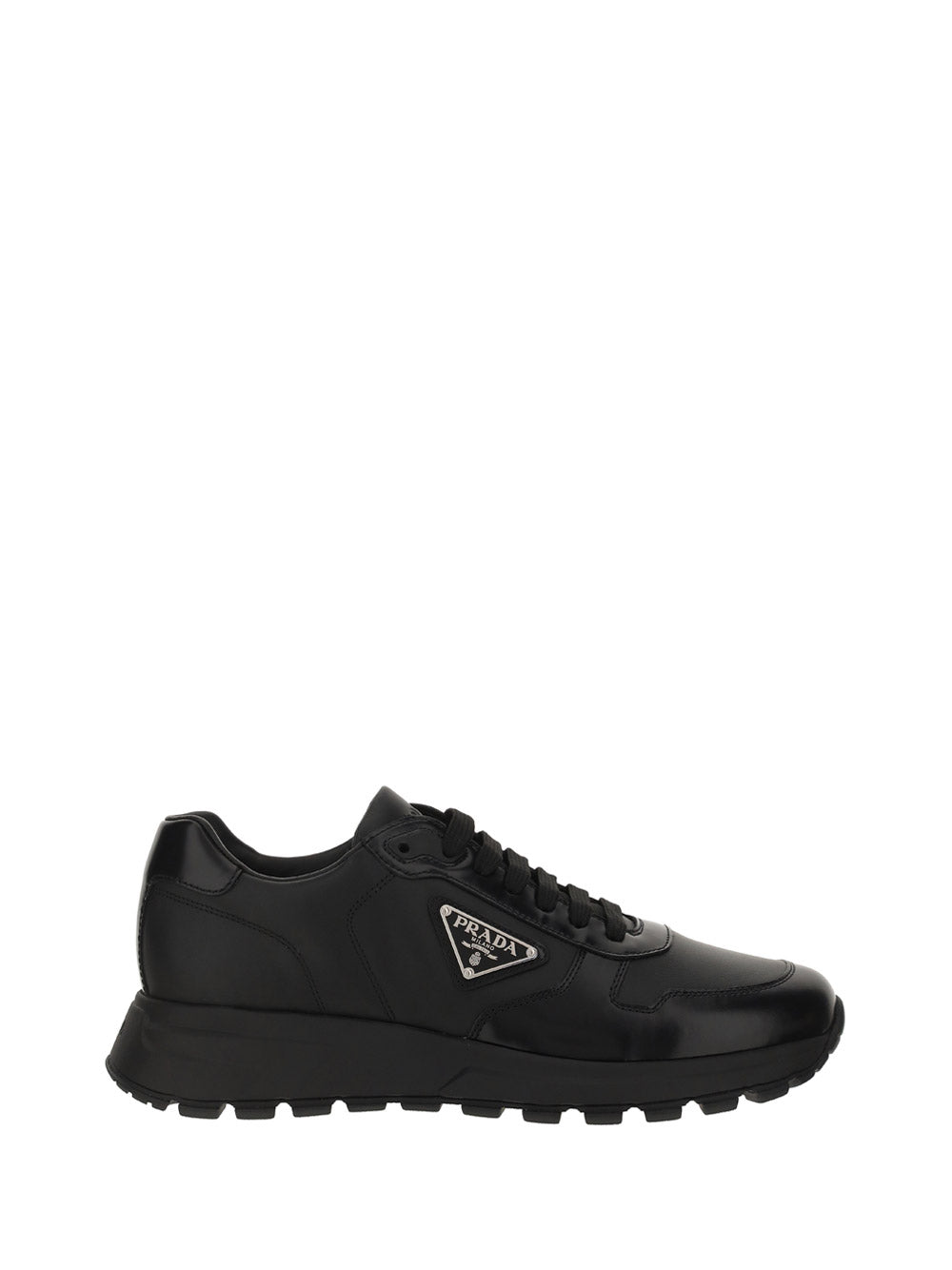 Prax 01 Sneakers in Nylon & Leather - Black
