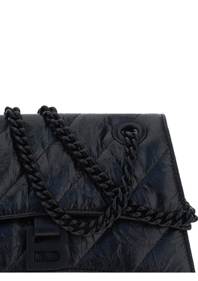 Women's Crush Small Chain Bag Quilted - Black