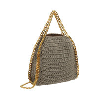 Falabella Mini Crochet Tote - Ebony