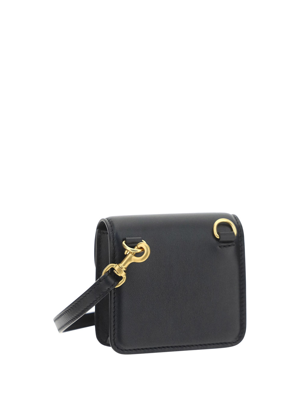 Wallet With Neck Strap - Black