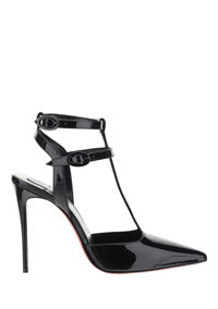 Maravilla T-Strap 100 Patent Pump - Black