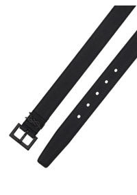 Monogram Belt In Smooth Leather - Black