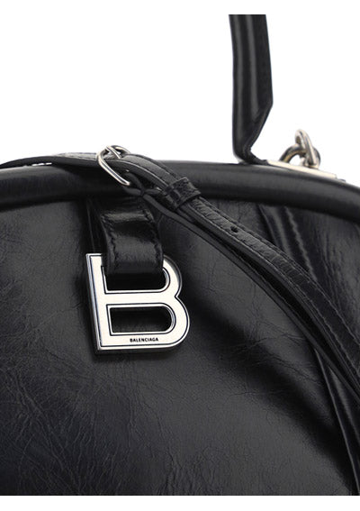 Editor Large Bag In Paper Calfskin - Black