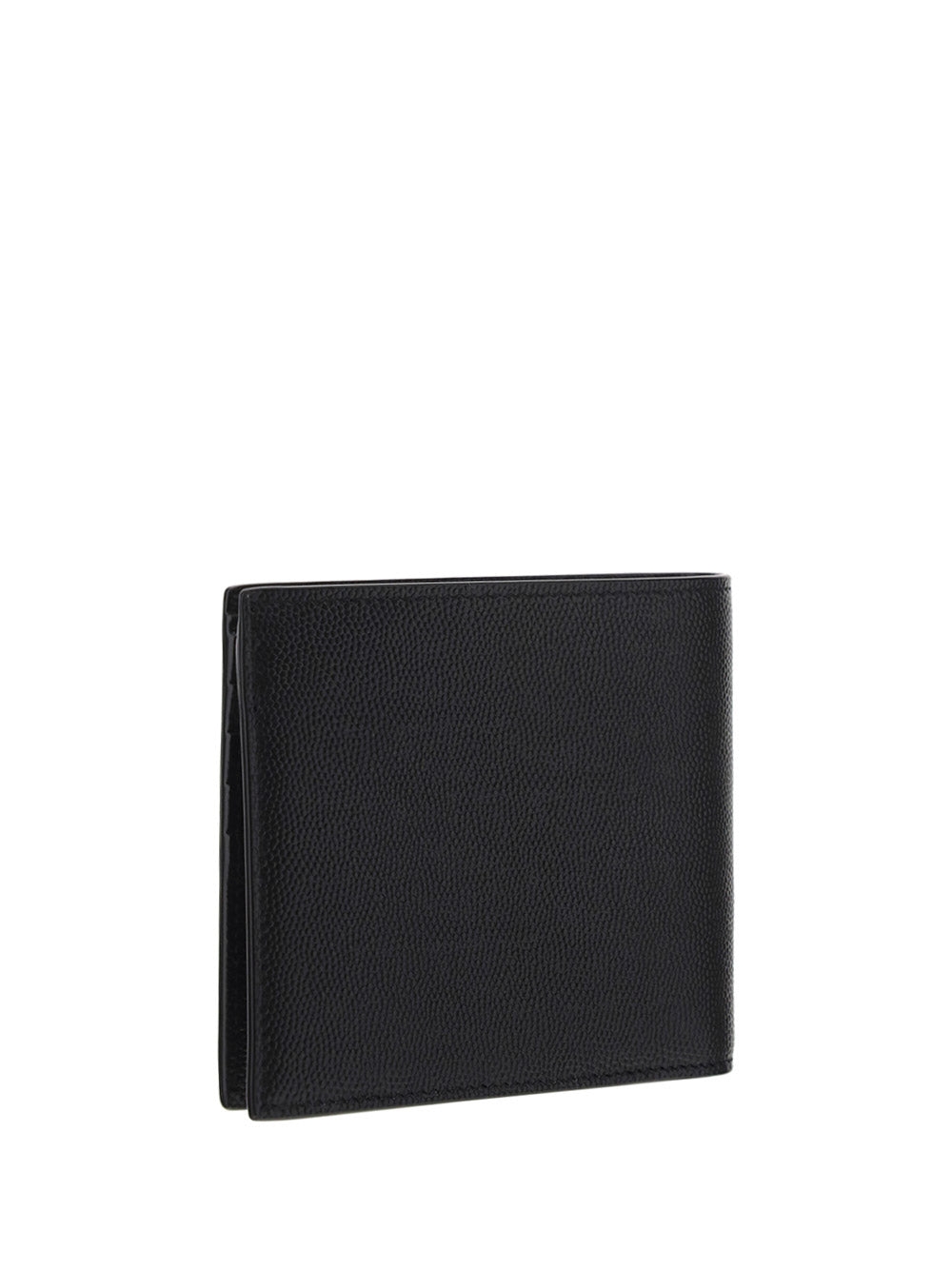 Monogram East/West Wallet With Coin Purse In Grain de Poudre Embossed Leather - Black